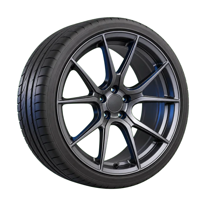 Tamsus sportinis automobilio ratlankis